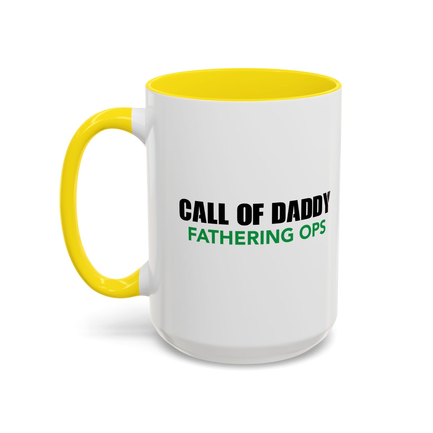 CALL OF DADDY FATHER OPS Accent BiColor Funny Sarcastic Mug