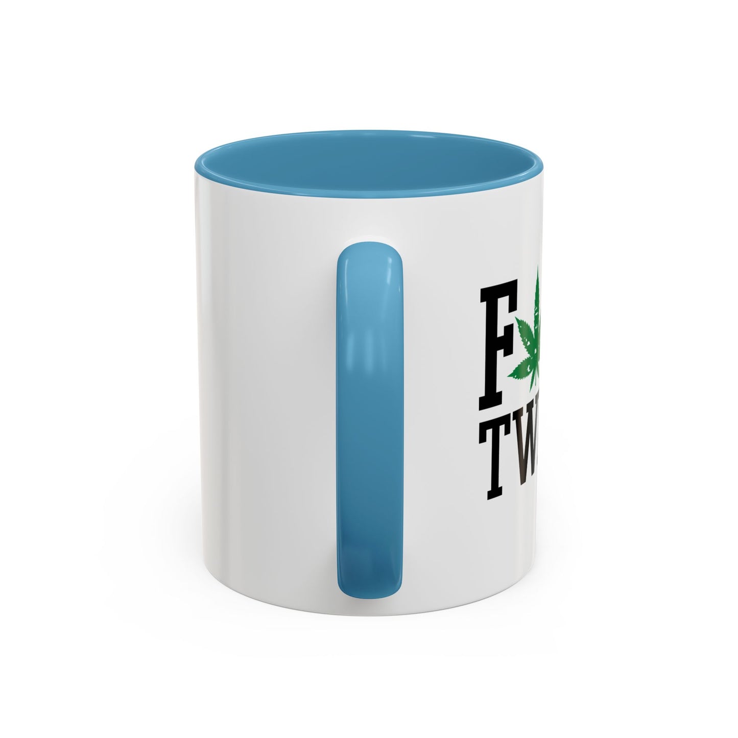 FOUR TWENTY LEAF Accent BiColor Funny Sarcastic Mug