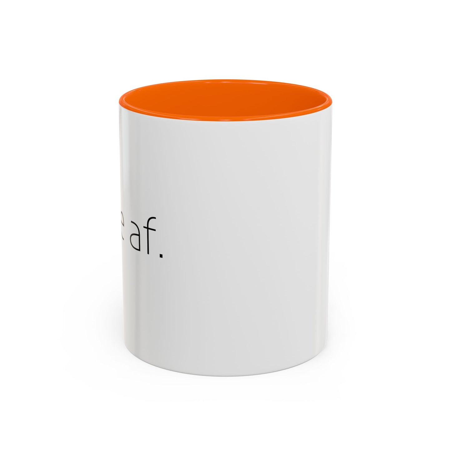 SINGLE AF Accent BiColor Funny Sarcastic Mug