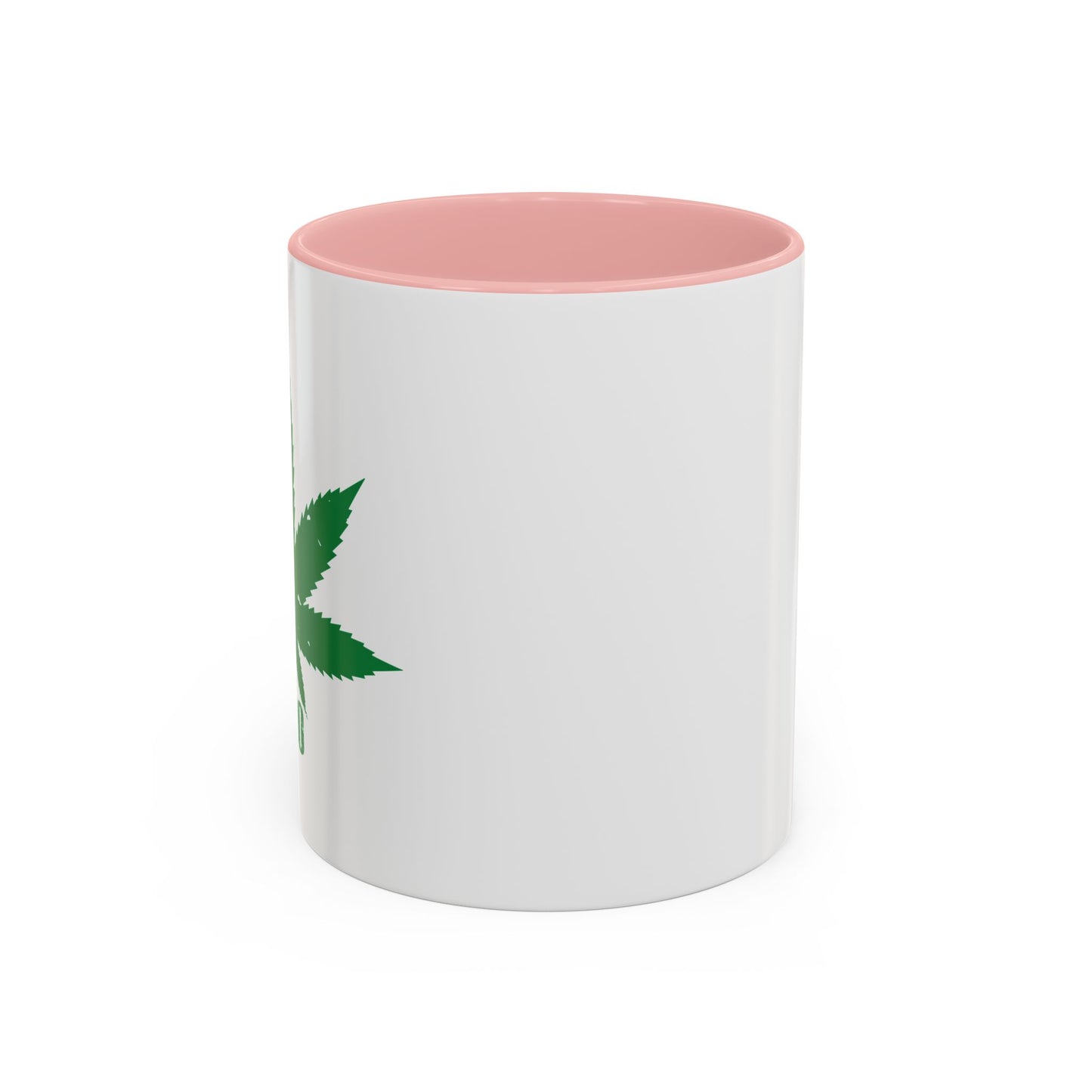 WEED LEAF 420 Accent BiColor Funny Sarcastic Mug