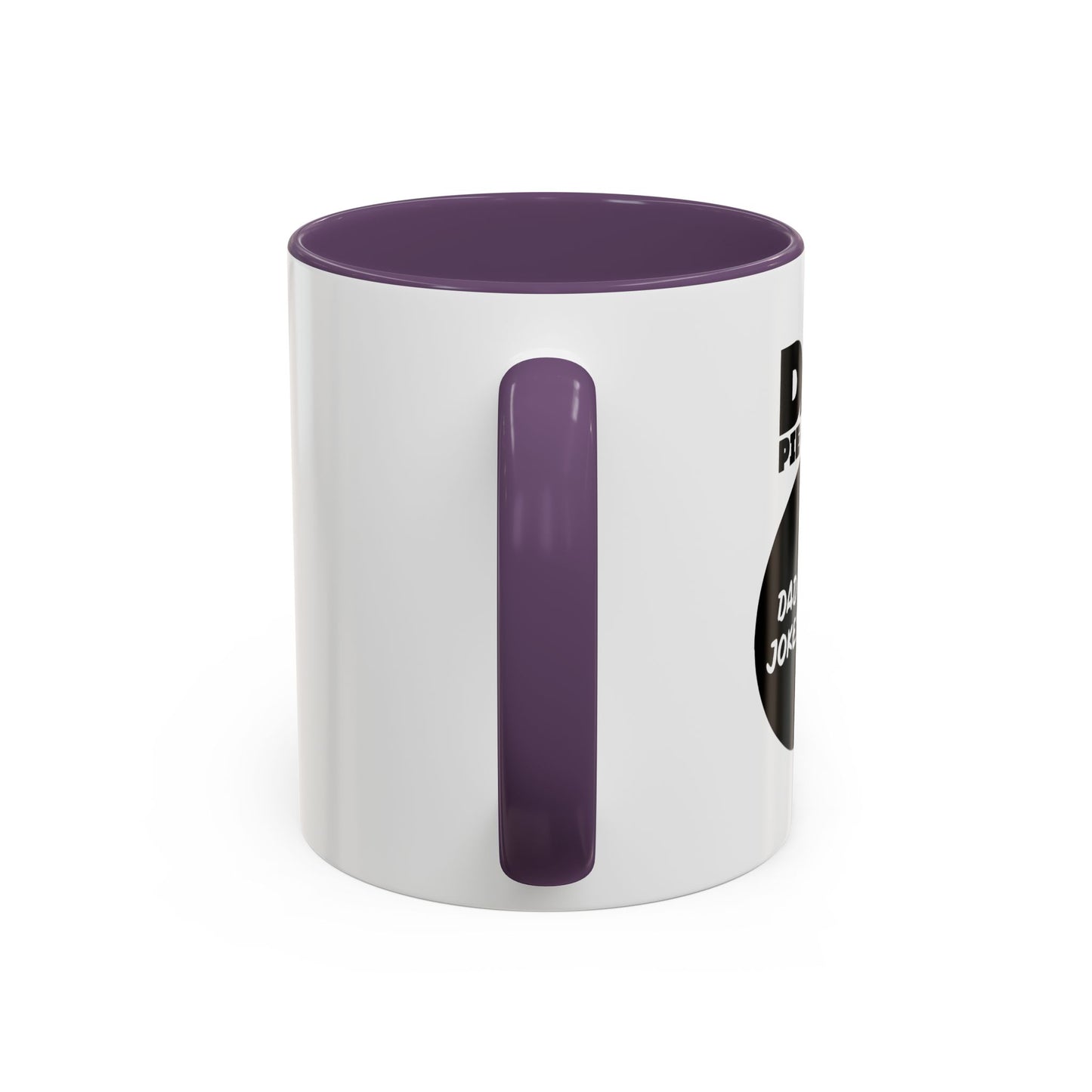 DAD PIE CHART Accent BiColor Funny Sarcastic Mug