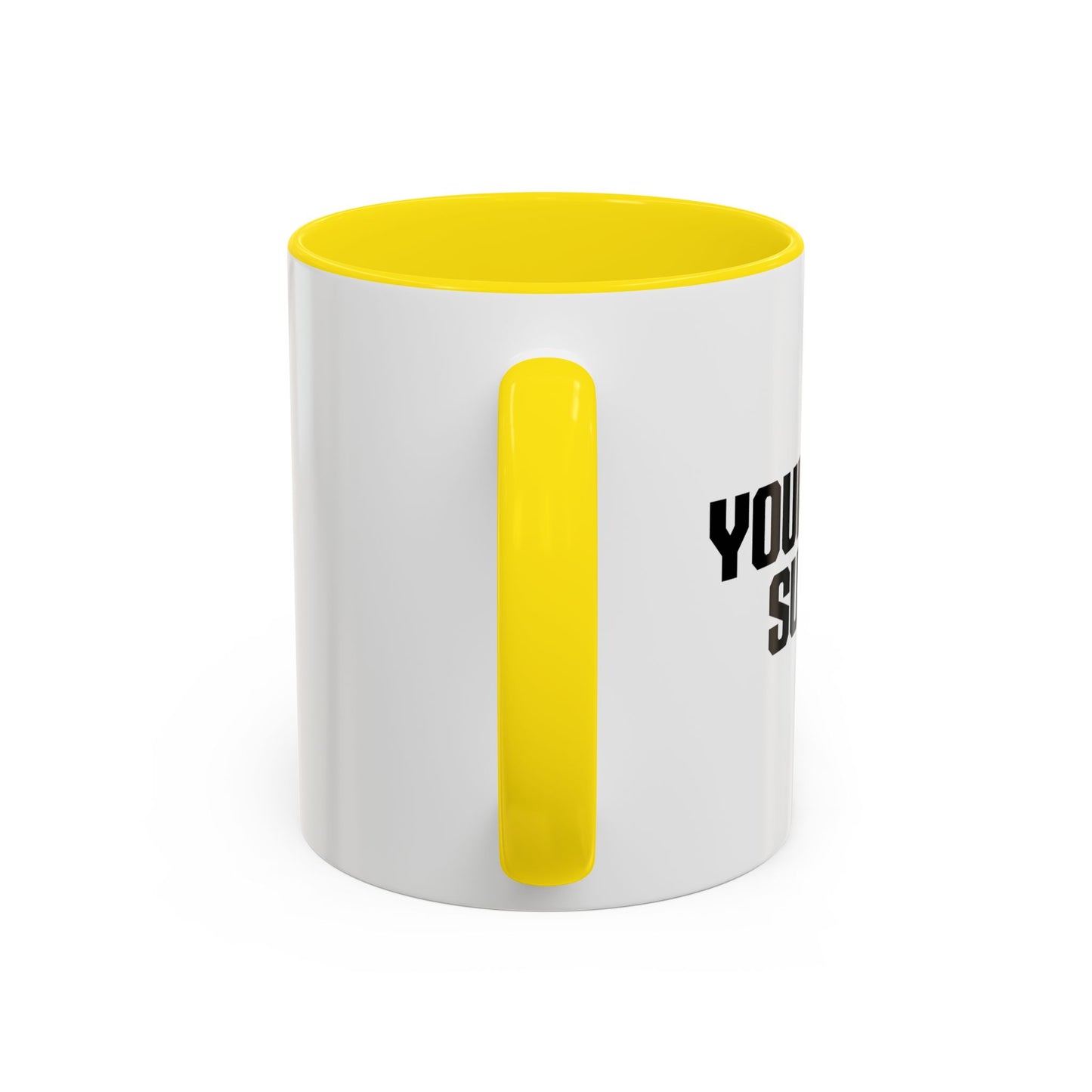 YOUR TEAM SUCKS Accent BiColor Funny Sarcastic Mug