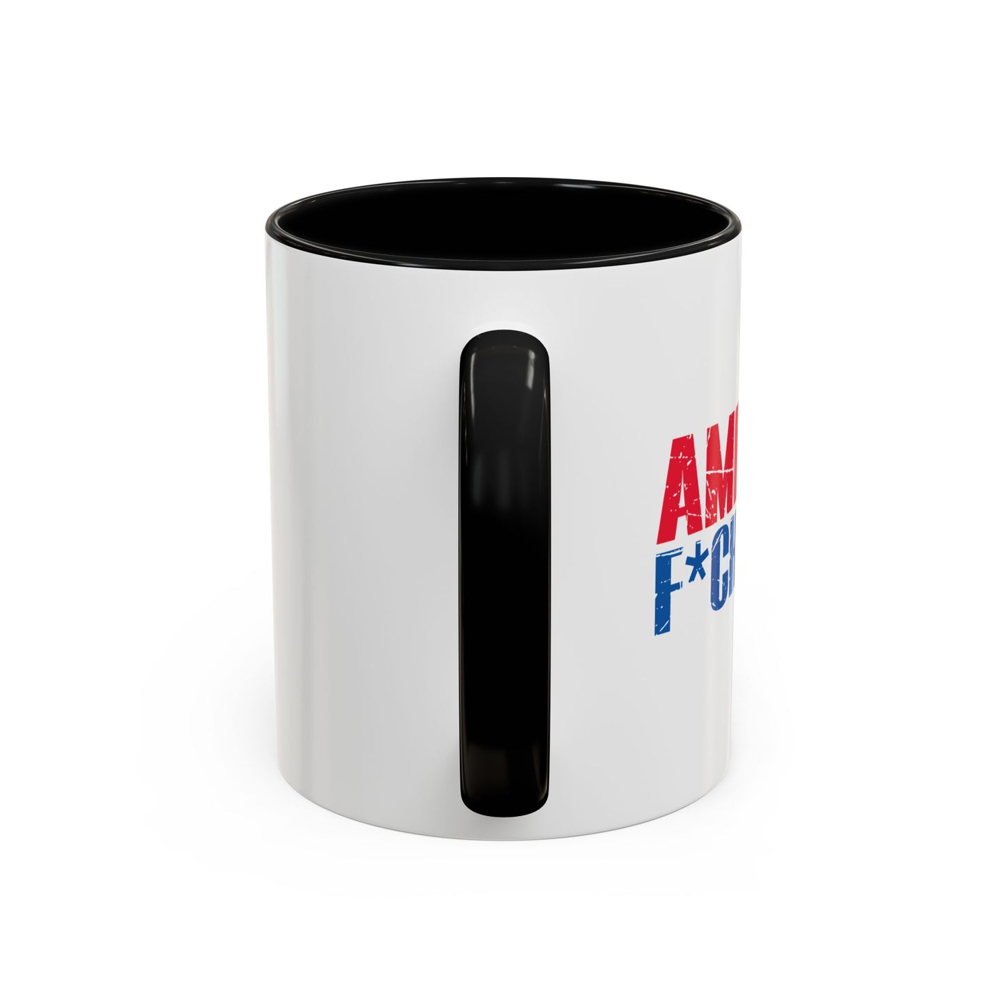 AMERICA FUCK YEAH Accent BiColor Funny Sarcastic Mug