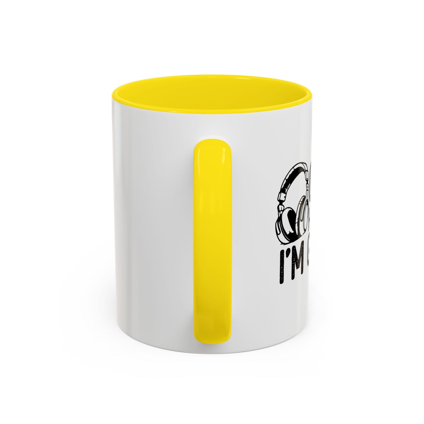 CAN'T HEAR I'M GAMING Accent BiColor Funny Sarcastic Mug