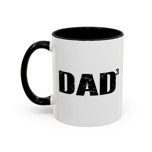 DAD x3 Accent BiColor Mug