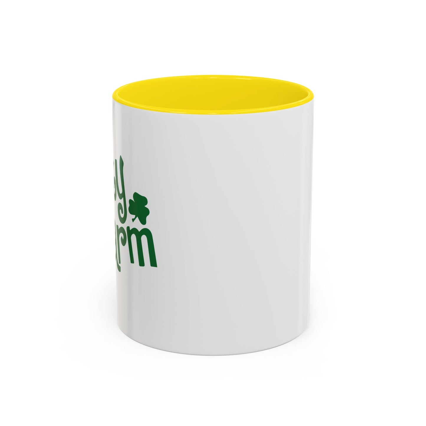 LUCKY CHARM Accent BiColor Funny Sarcastic Mug