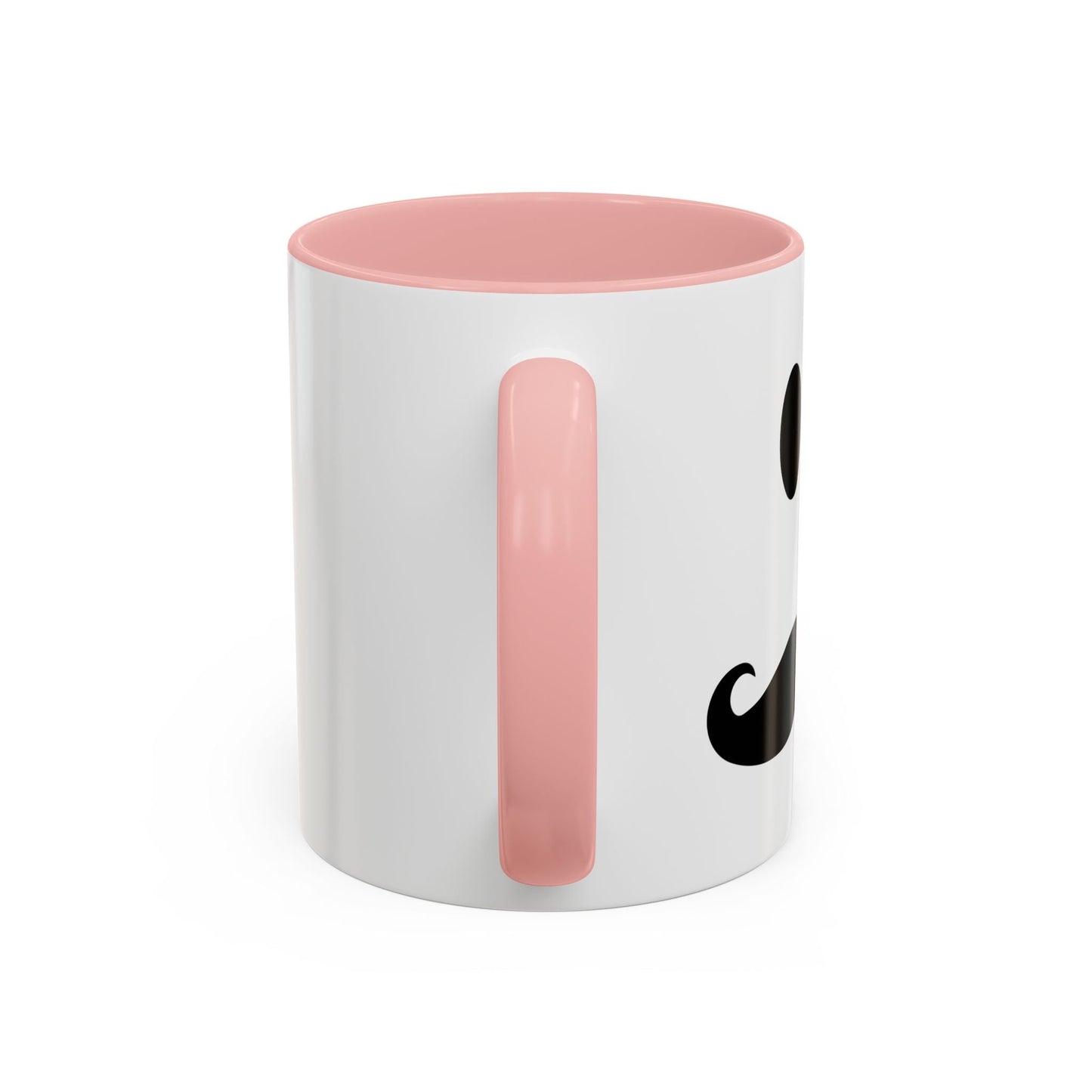 MOUSTACHE SMILE Accent BiColor Funny Sarcastic Mug