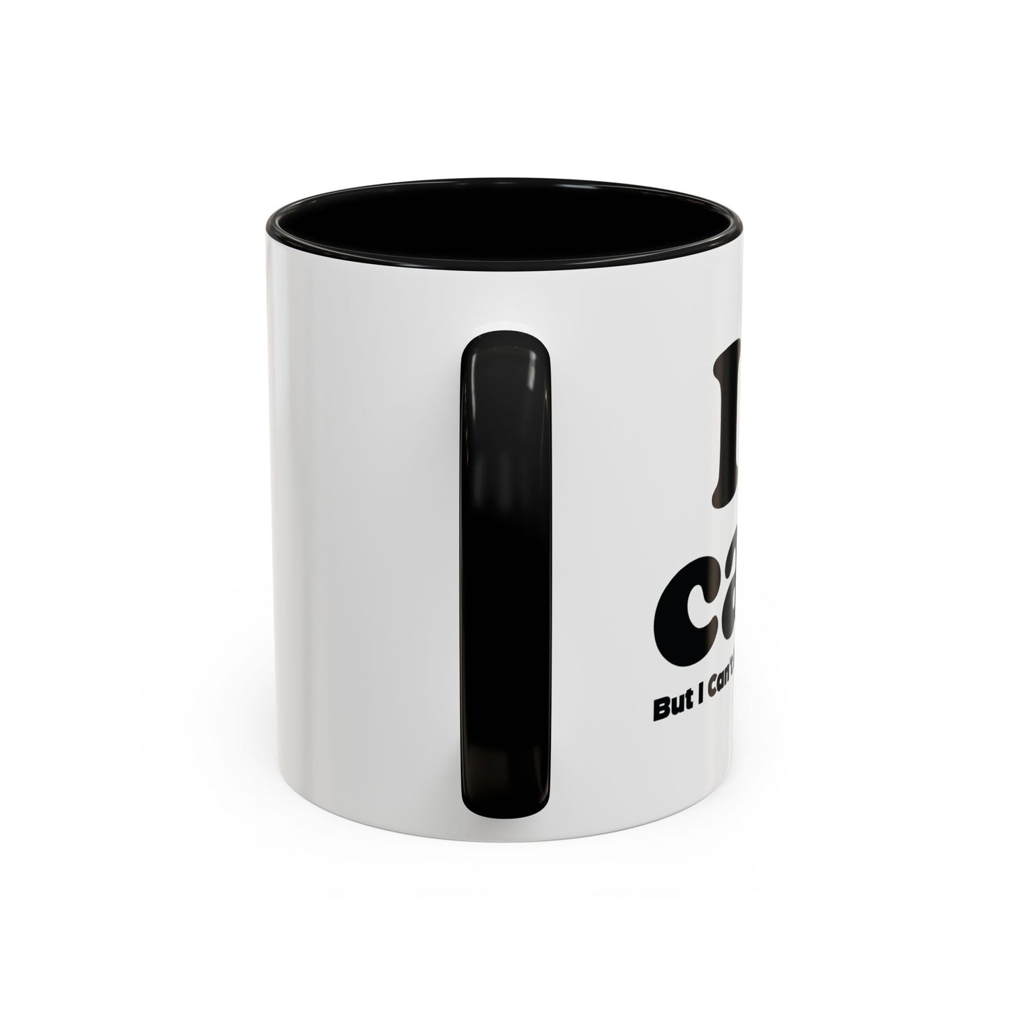 I LOVE CATS, BUT I CAN'T EAT A WHOLE ONE Accent BiColor Funny Sarcastic Mug