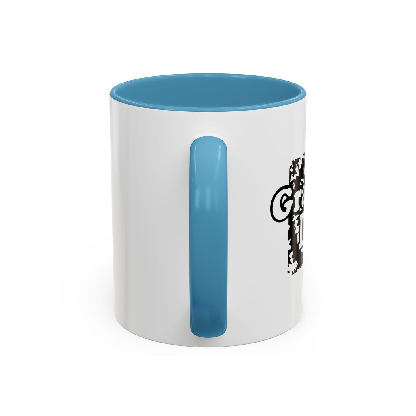 GRATEFUL DAD Accent BiColor Funny Sarcastic Mug