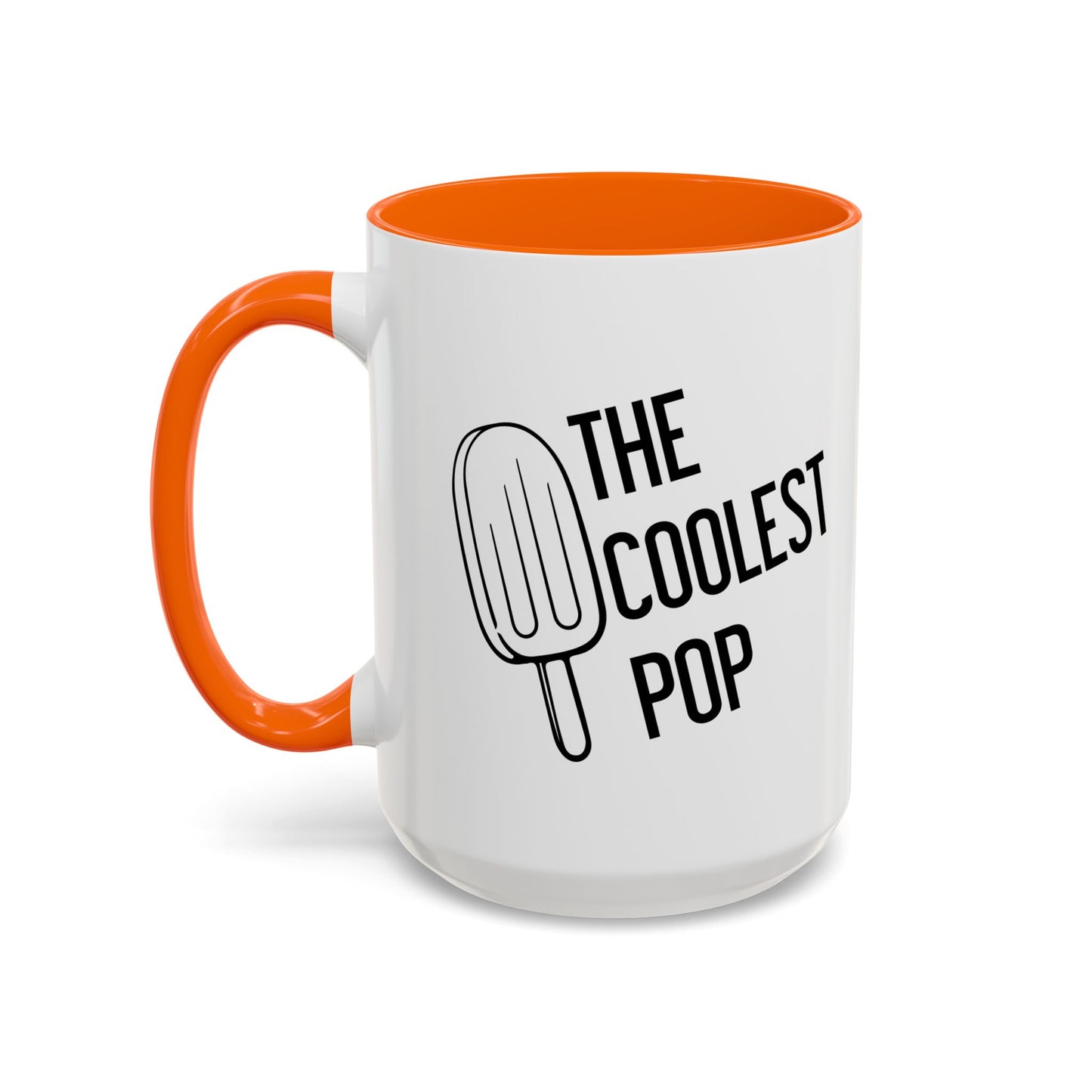 THE COOLEST POP Accent BiColor Funny Sarcastic Mug