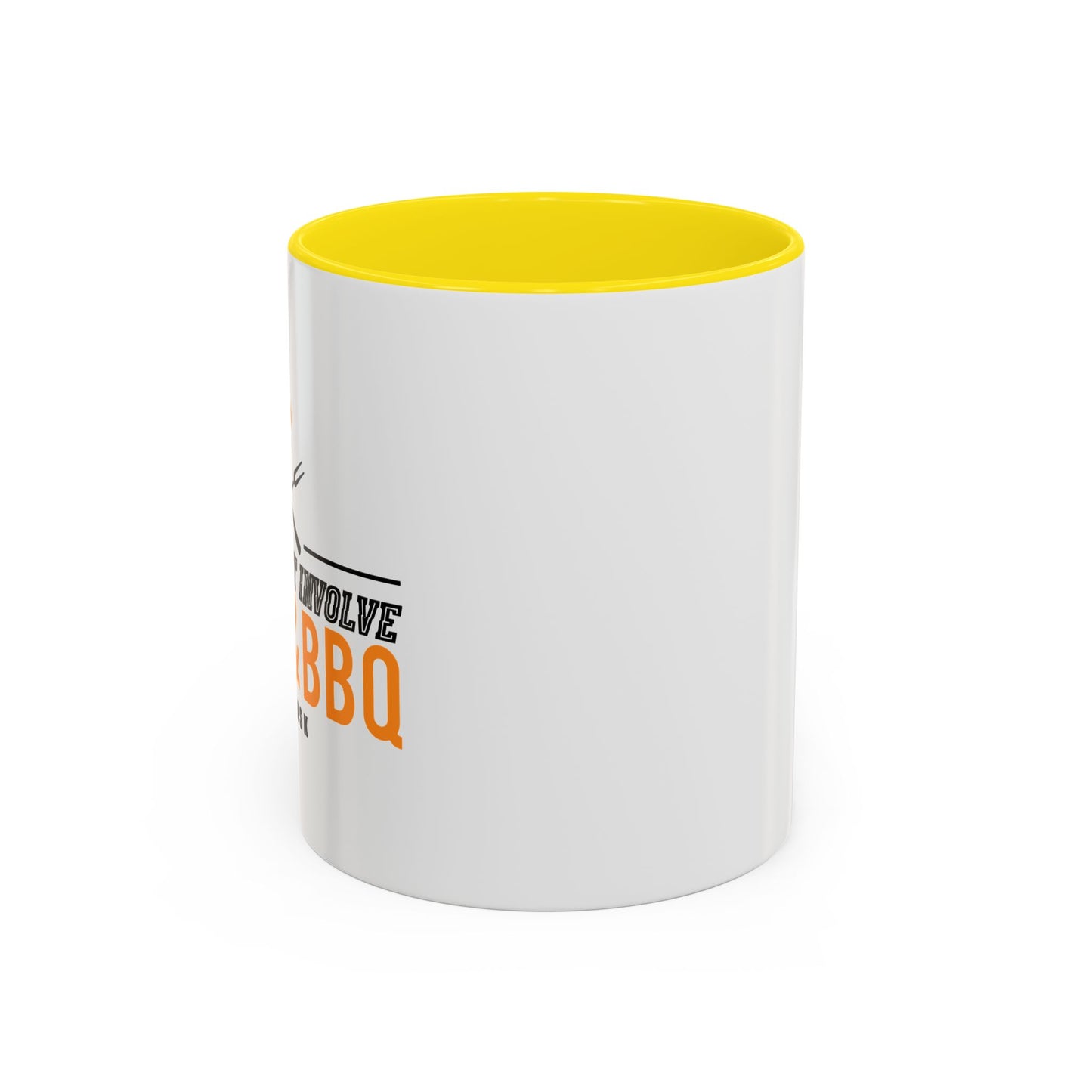 IF IT DOESN'T INVOLVE BEER & BBQ Accent BiColor Funny Sarcastic Mug