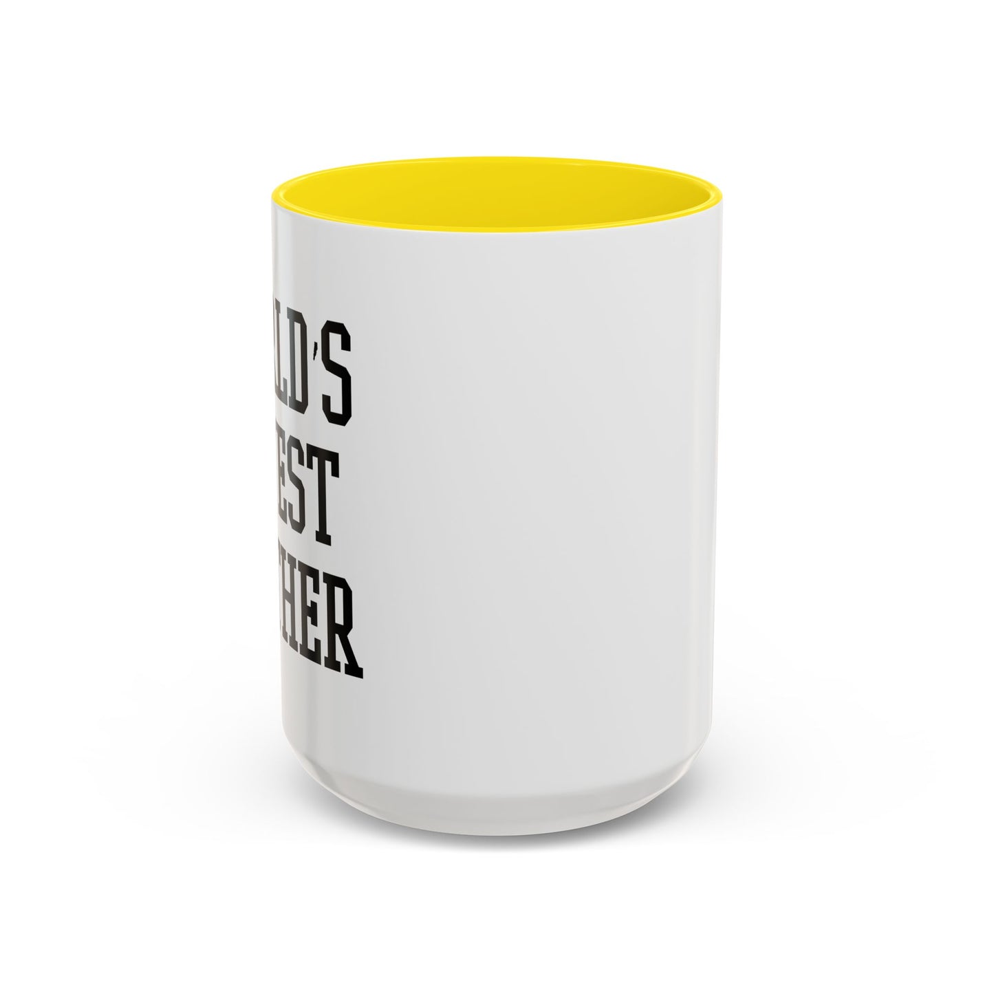 WORLD'S GAYEST BROTHER Accent BiColor Funny Sarcastic Mug