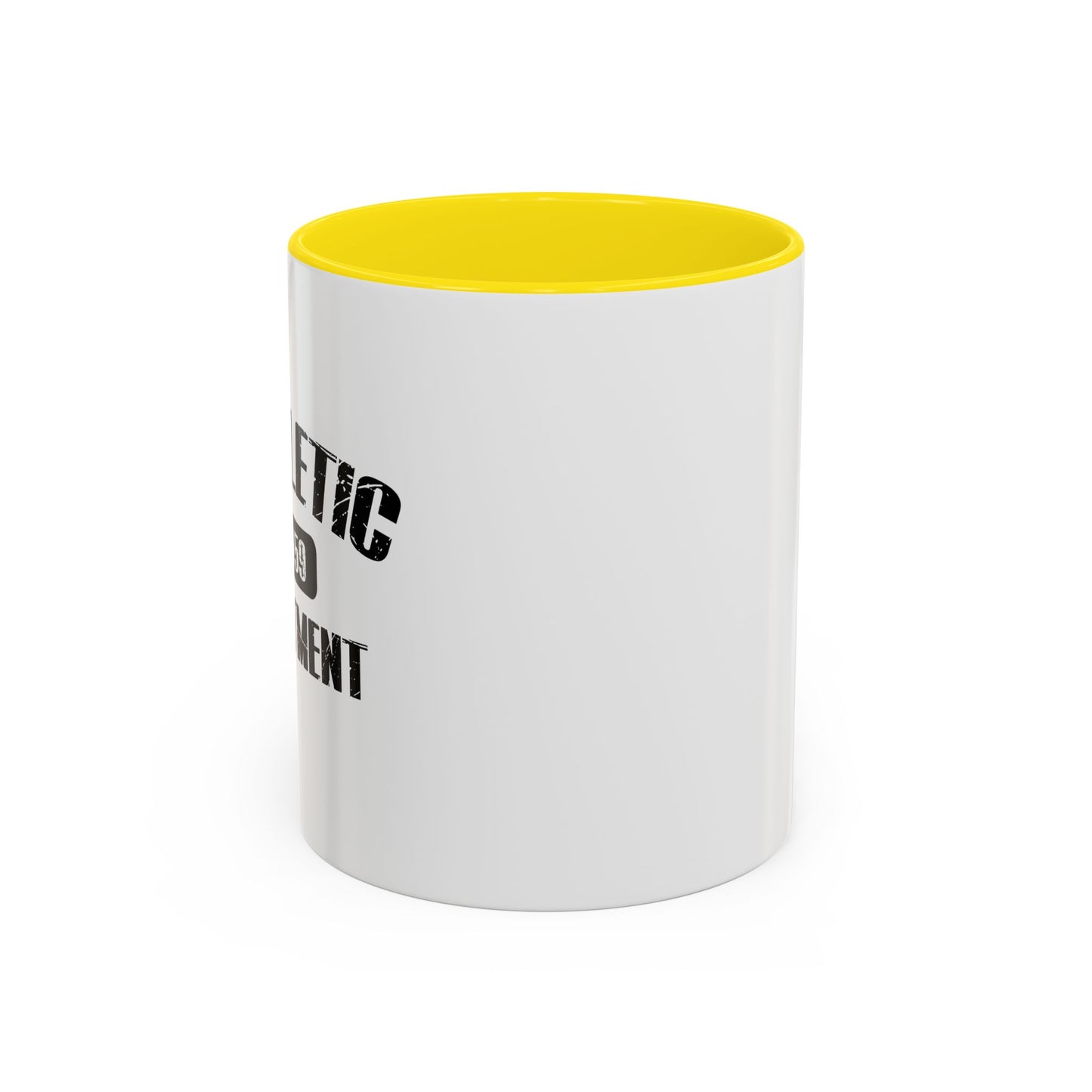 MATHLETIC DEPARTMENT Accent BiColor Funny Sarcastic Mug