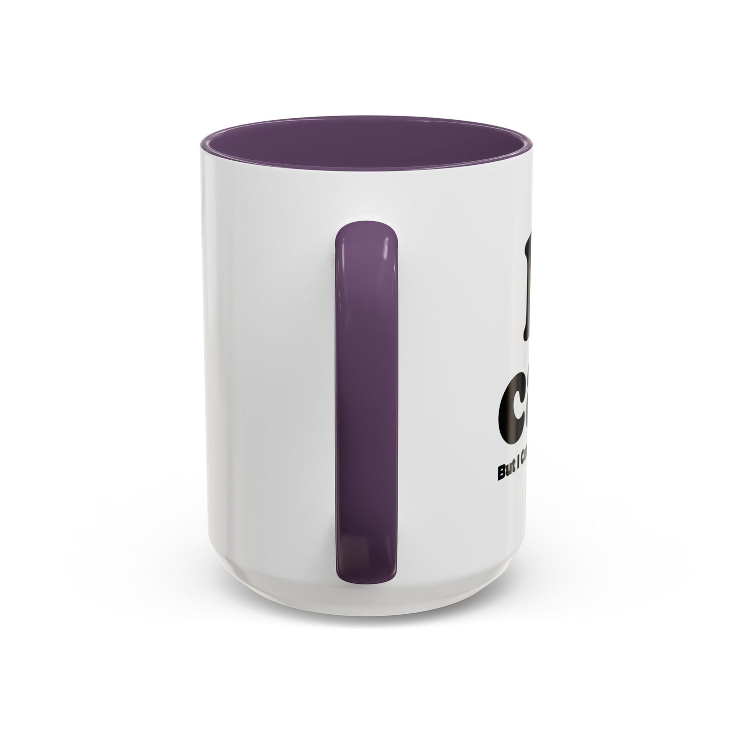 I LOVE CATS, BUT I CAN'T EAT A WHOLE ONE Accent BiColor Funny Sarcastic Mug