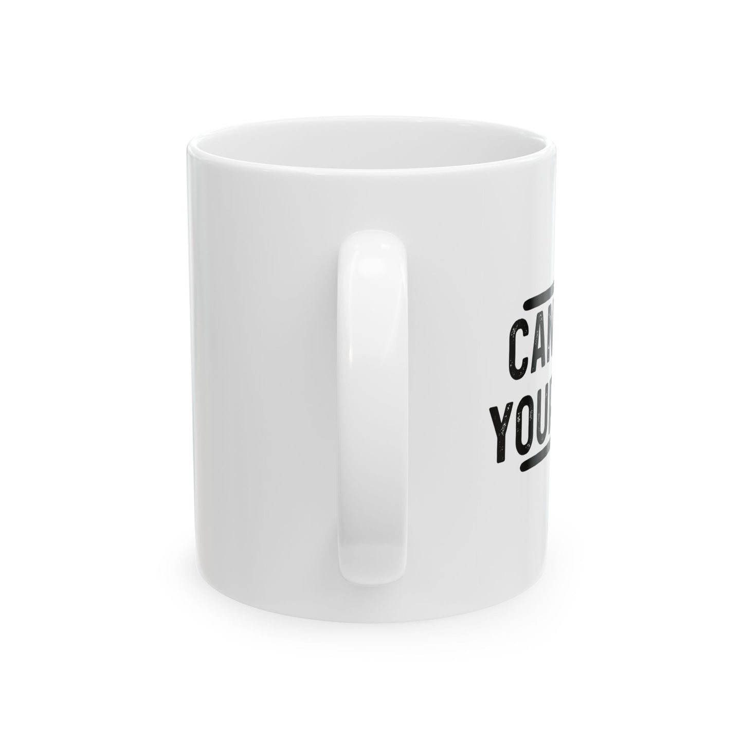 CAN I PET YOUR DOG? FUNNY SARCASTIC WHITE MUG