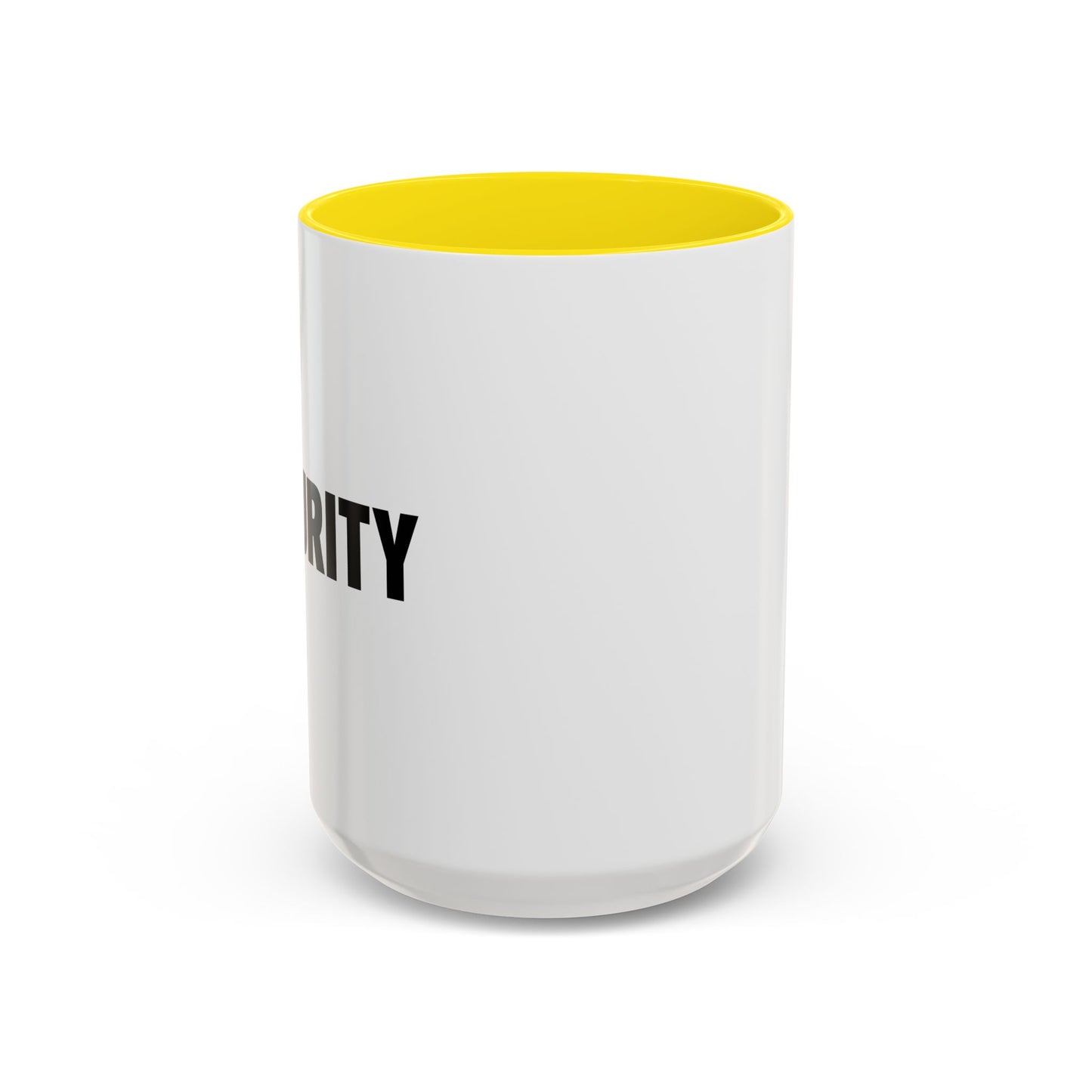 SECURITY Accent BiColor Funny Sarcastic Mug