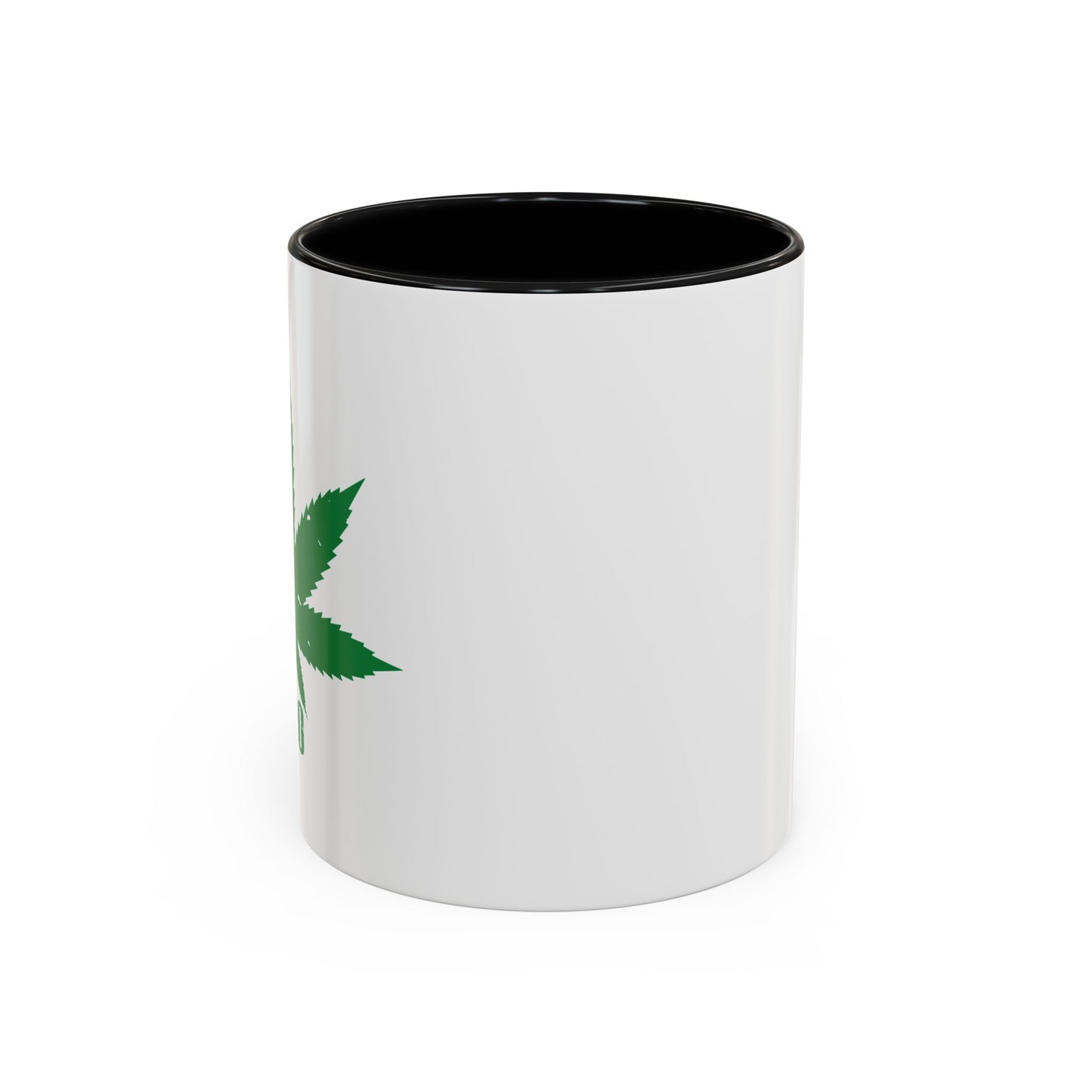 WEED LEAF 420 Accent BiColor Funny Sarcastic Mug