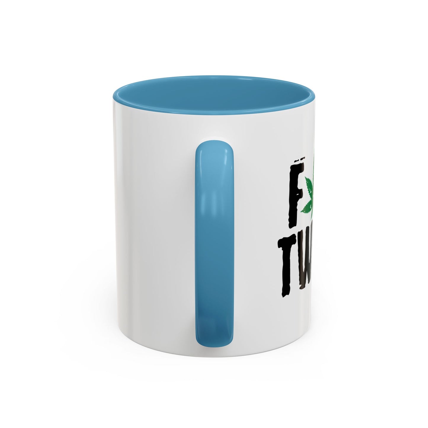 FOUR TWENTY Accent BiColor Funny Sarcastic Mug