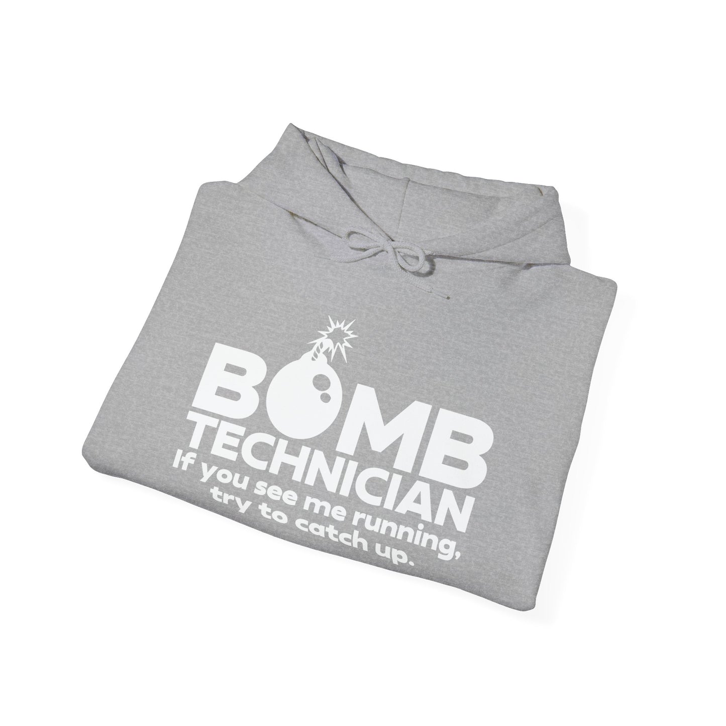 BOMB TECHNICIAN - Premium Unisex Funny Sarcastic Black Hoodie Sweatshirt