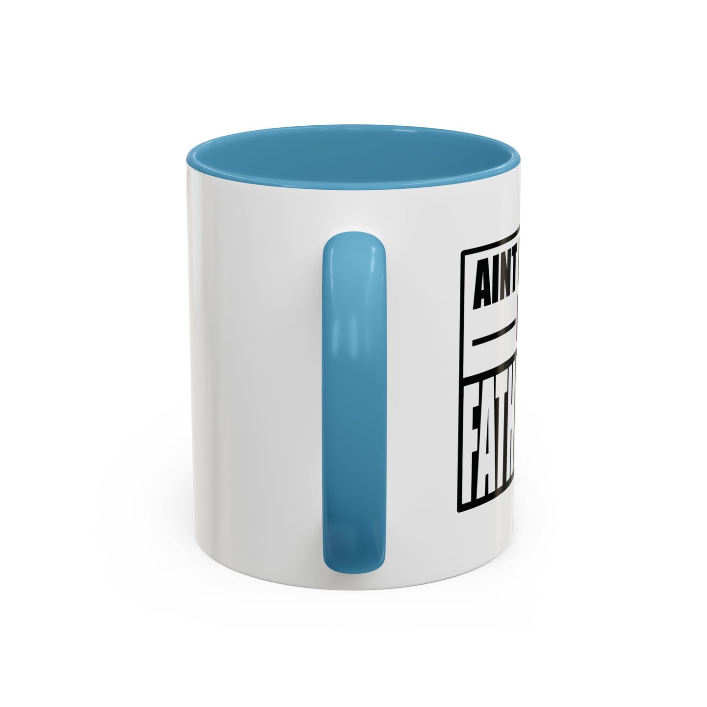 FATHERHOOD Accent BiColor Funny Sarcastic Mug