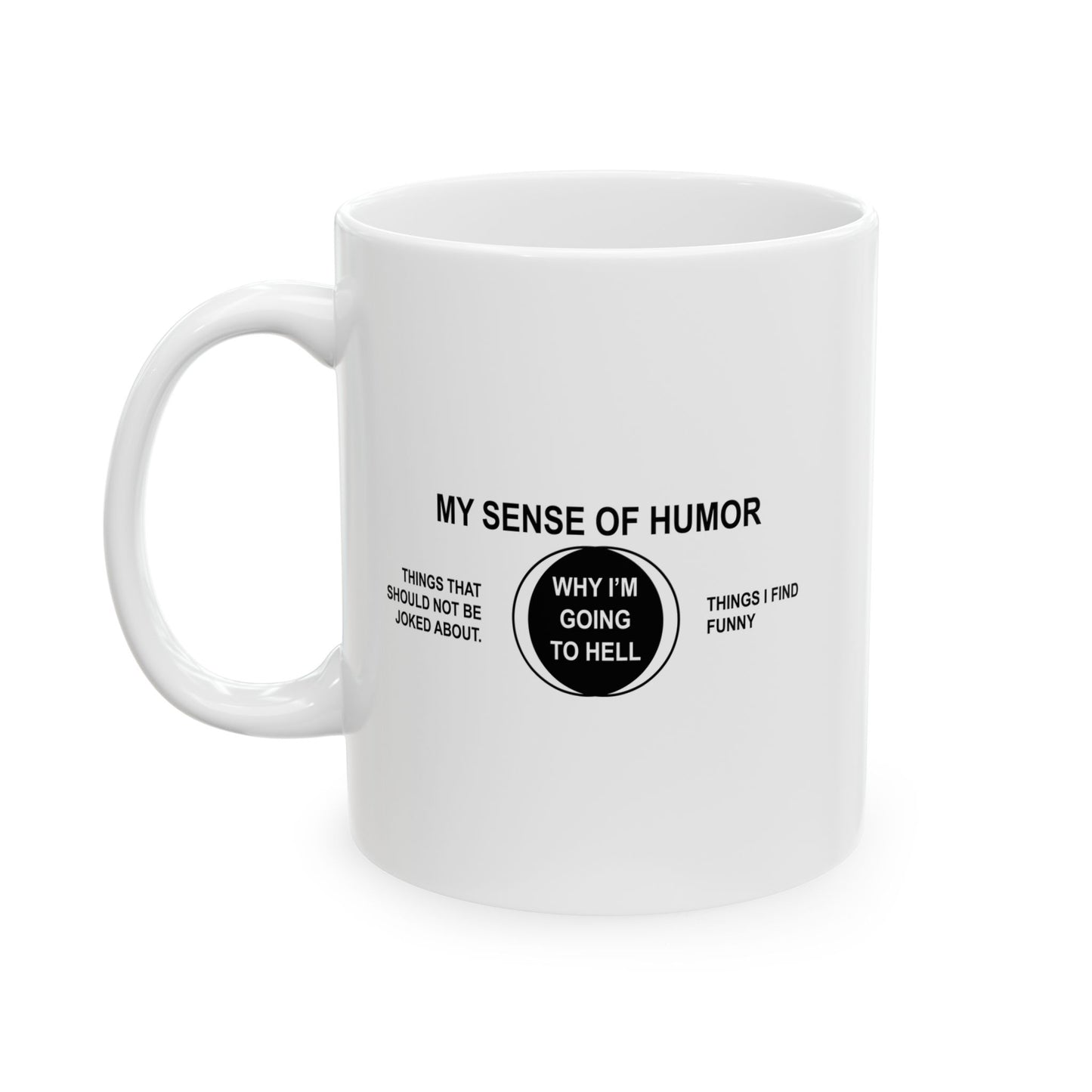 WHY I'MGOING TO HELL FUNNY SARCASTIC MUG