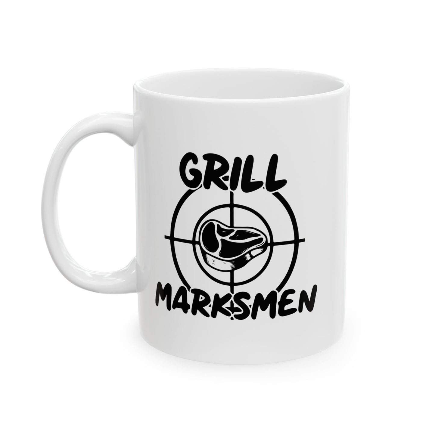 GILL MARKSMEN FUNNY SARCASTIC WHITE MUG