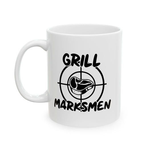 GILL MARKSMEN FUNNY SARCASTIC WHITE MUG