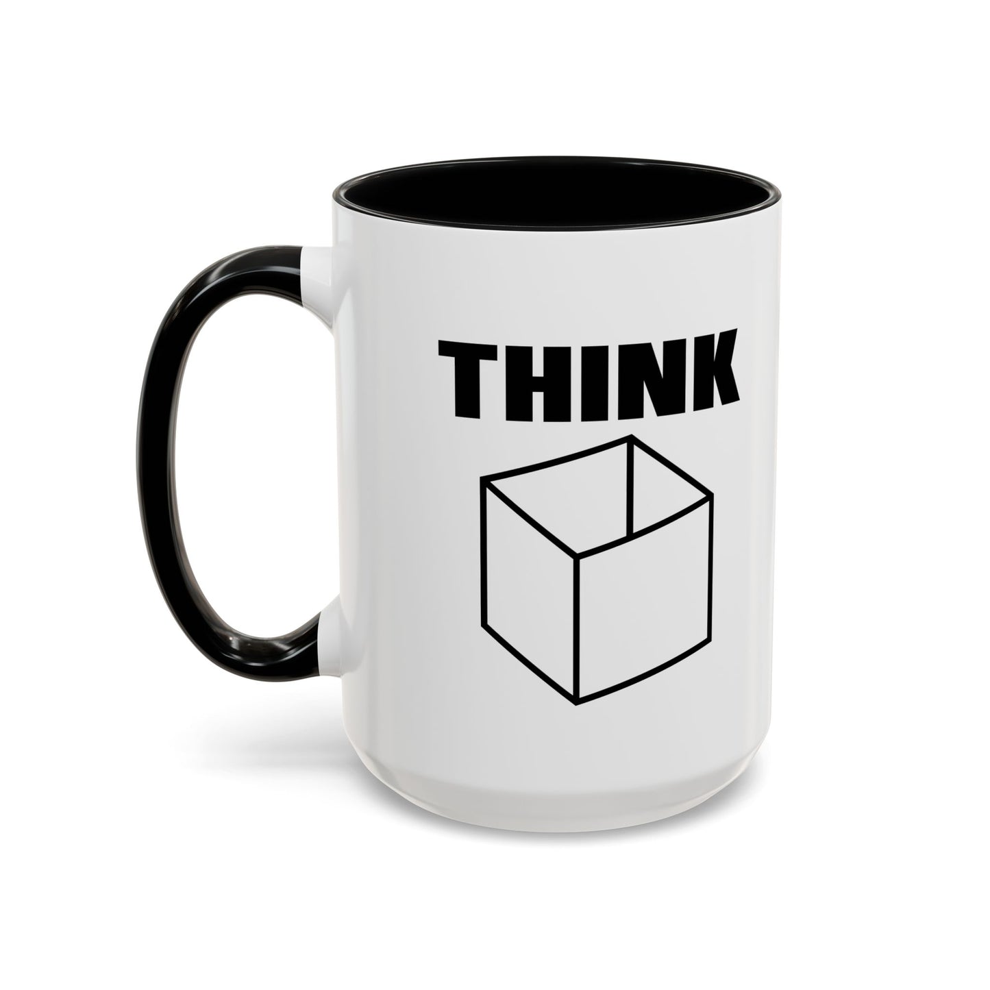 THINK Accent BiColor Funny Sarcastic Mug