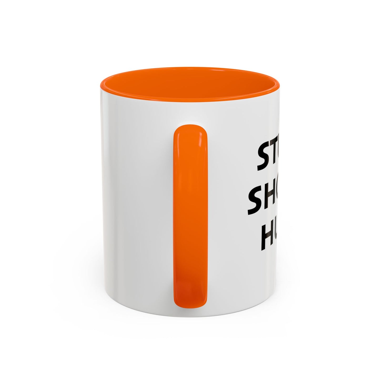 STUPID SHOULD HURT Accent BiColor Funny Sarcastic Mug