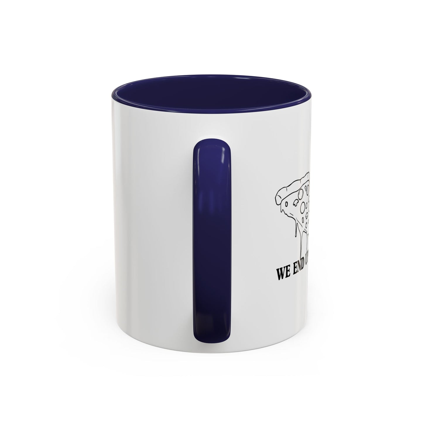 EVERYTIME I COOK WITH WINE Accent BiColor Funny Sarcastic Mug