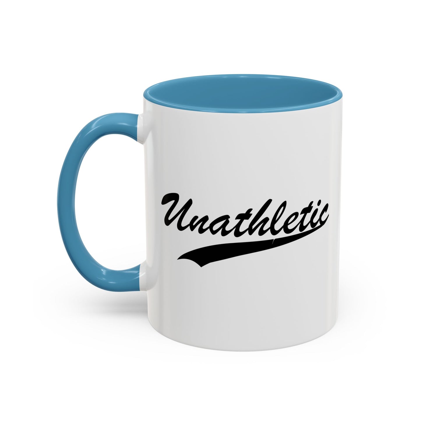 UNATHLETIC Accent BiColor Funny Sarcastic Mug