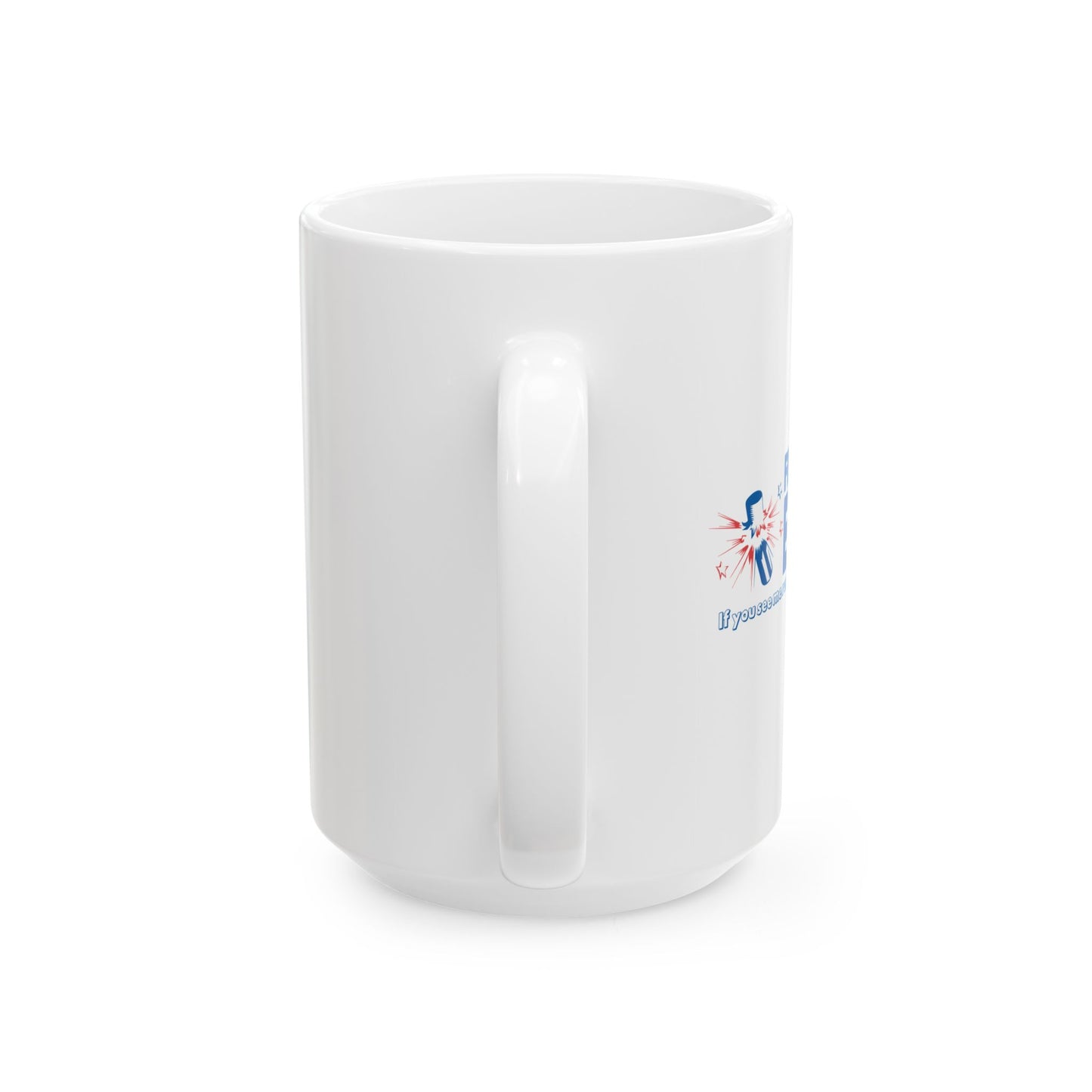 FIREWORKS EXPERT FUNNY SARCASTIC WHITE MUG