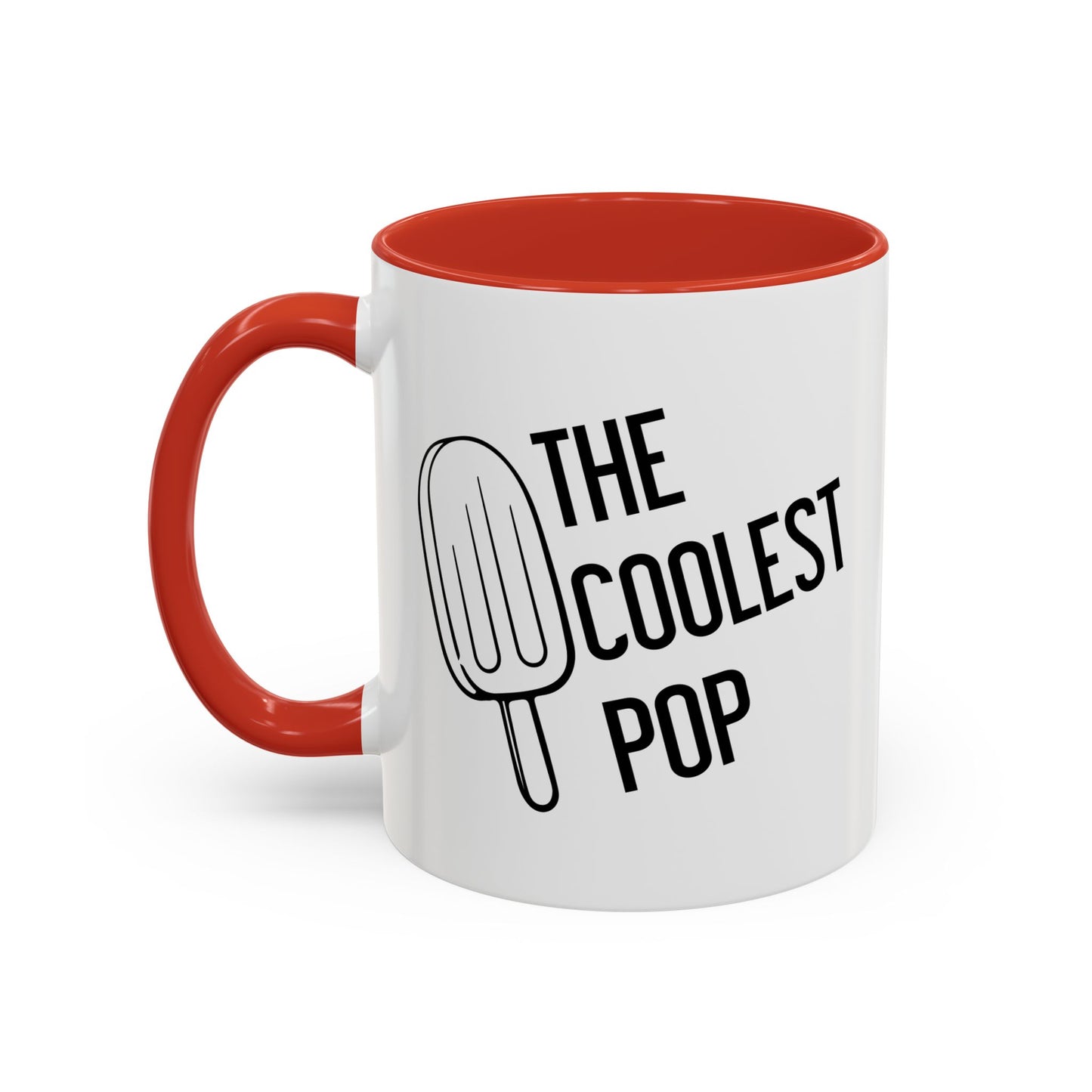 THE COOLEST POP Accent BiColor Funny Sarcastic Mug