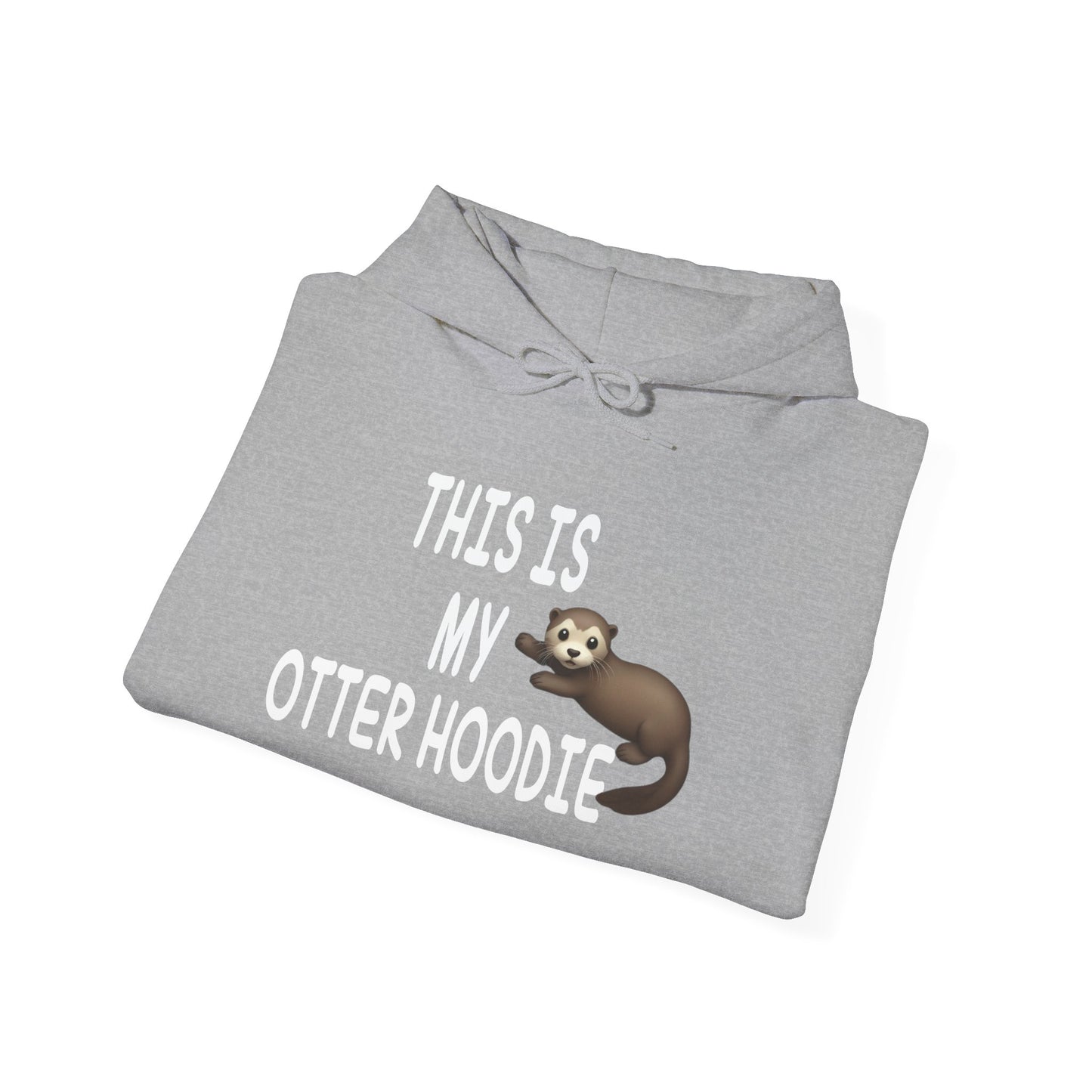 THIS IS MY OTTER HOODIE - Premium Unisex Funny Sarcastic Black Hoodie Sweatshirt