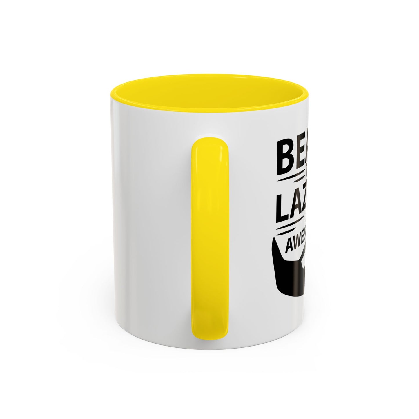 BEARDS TURNS LAZINESS INTO AWESOMENESS Accent BiColor Funny Sarcastic Mug