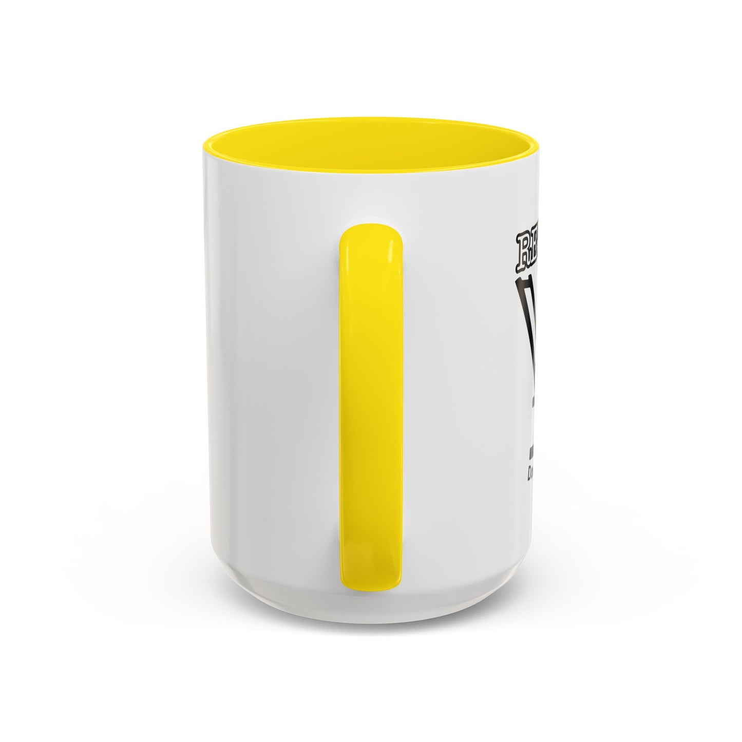 RETIRED, DON'T CARE, DON'T ASK  Accent BiColor Funny Sarcastic Mug