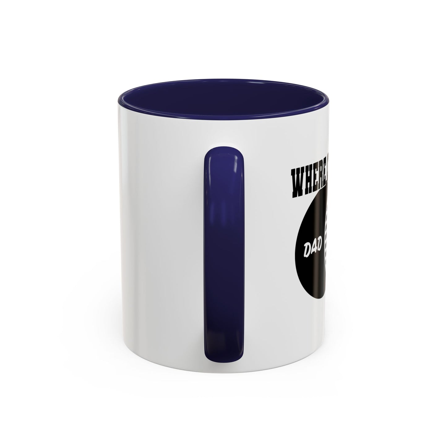 WHERE CORNY BEGINS Accent BiColor Funny Sarcastic Mug