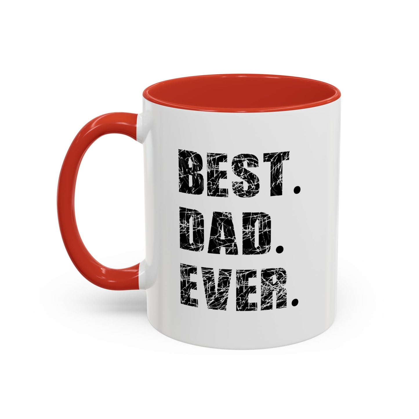 BEST DAD EVER Accent BiColor Mug