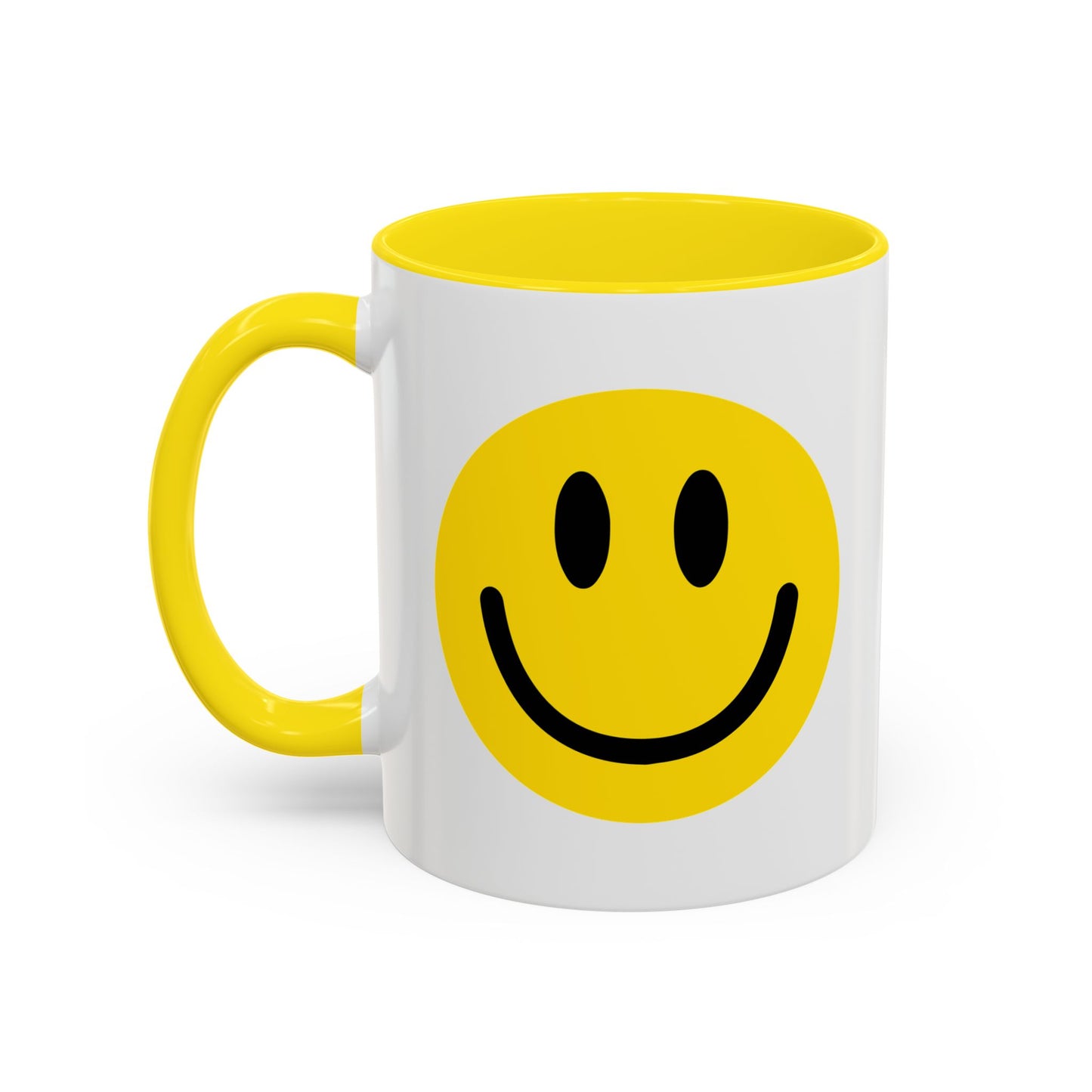 SMILE FACE Accent BiColor Funny Sarcastic Mug