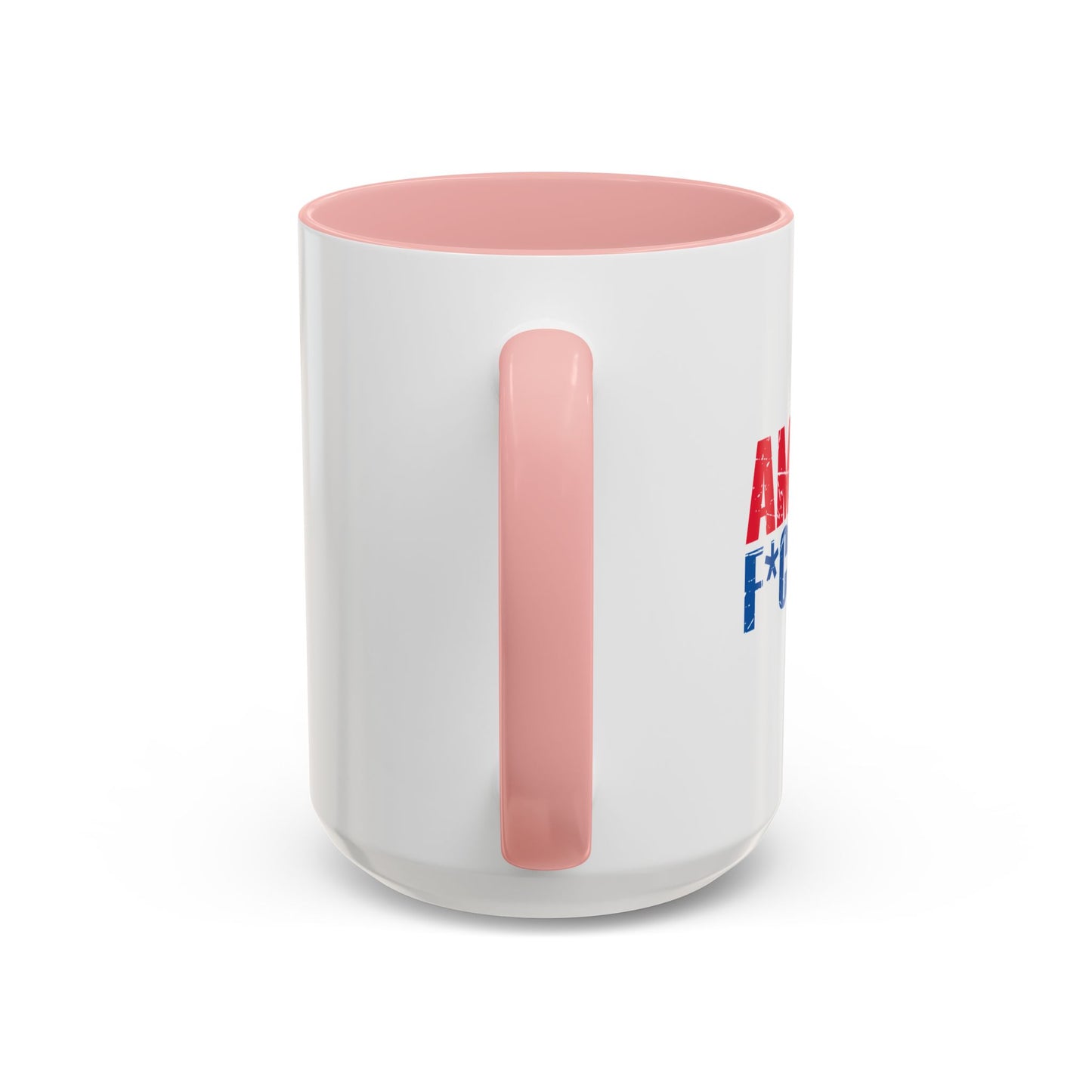 AMERICA FUCK YEAH Accent BiColor Funny Sarcastic Mug