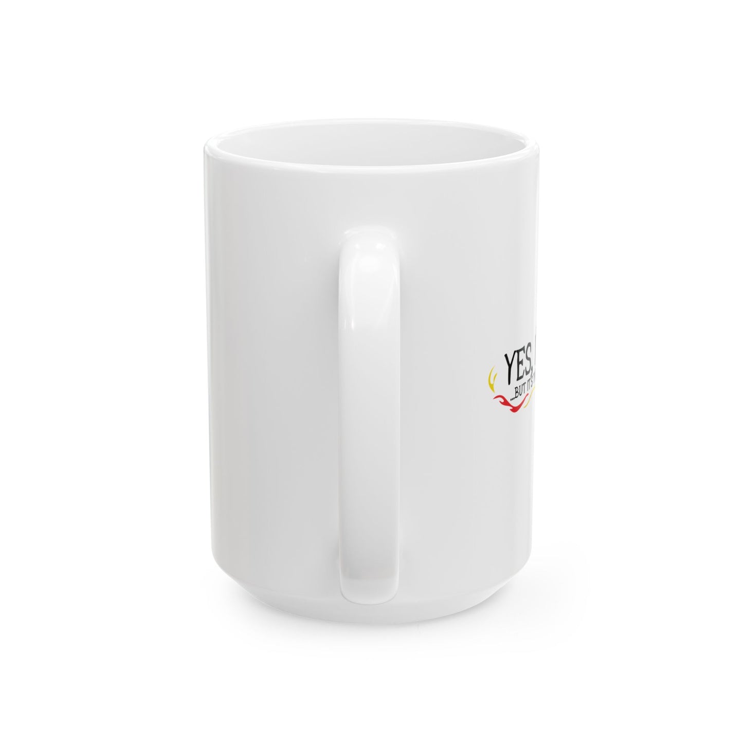 YES, I'M EVIL FUNNY SARCASTIC WHITE MUG