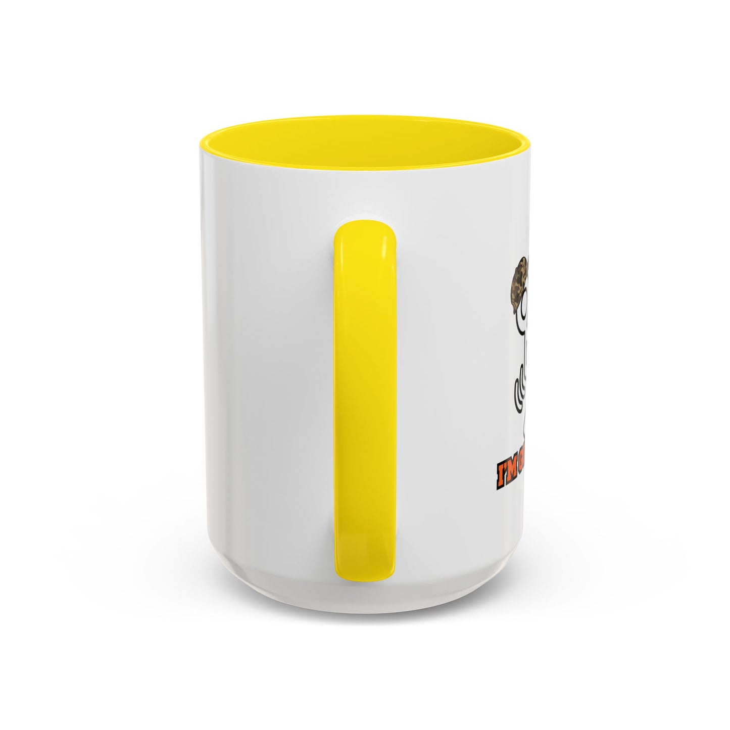 I'M GOING HUNTING Accent BiColor Funny Sarcastic Mug