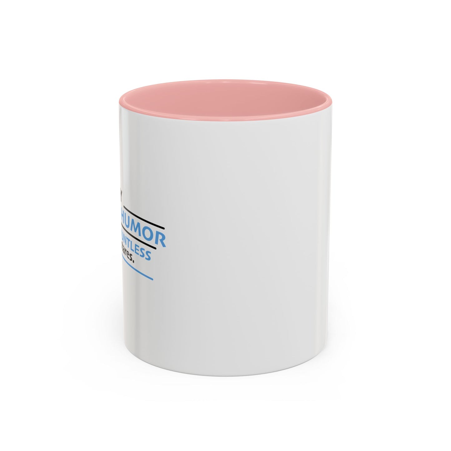 MY SENSE OF HUMOR Accent BiColor Funny Sarcastic Mug