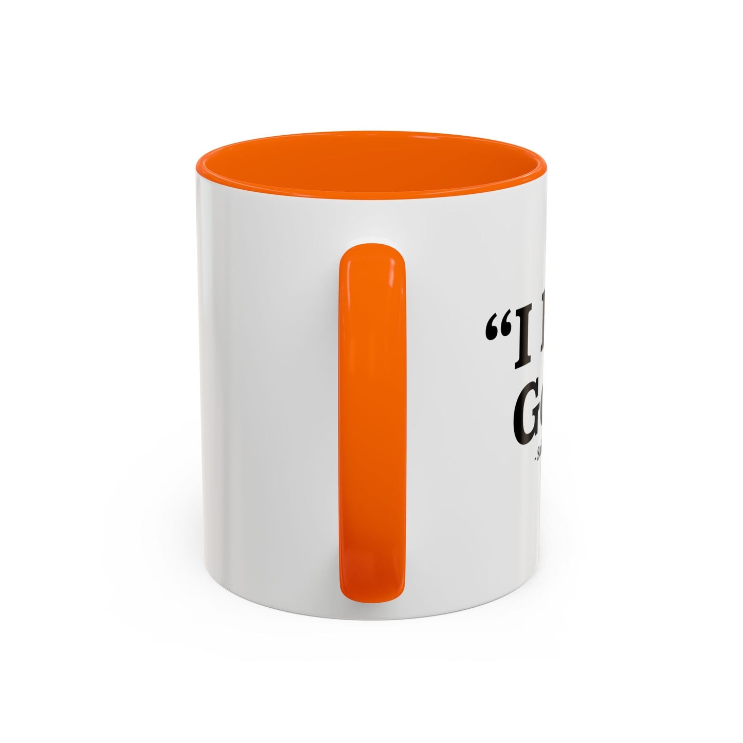 I HATE GOLF Accent BiColor Funny Sarcastic Mug