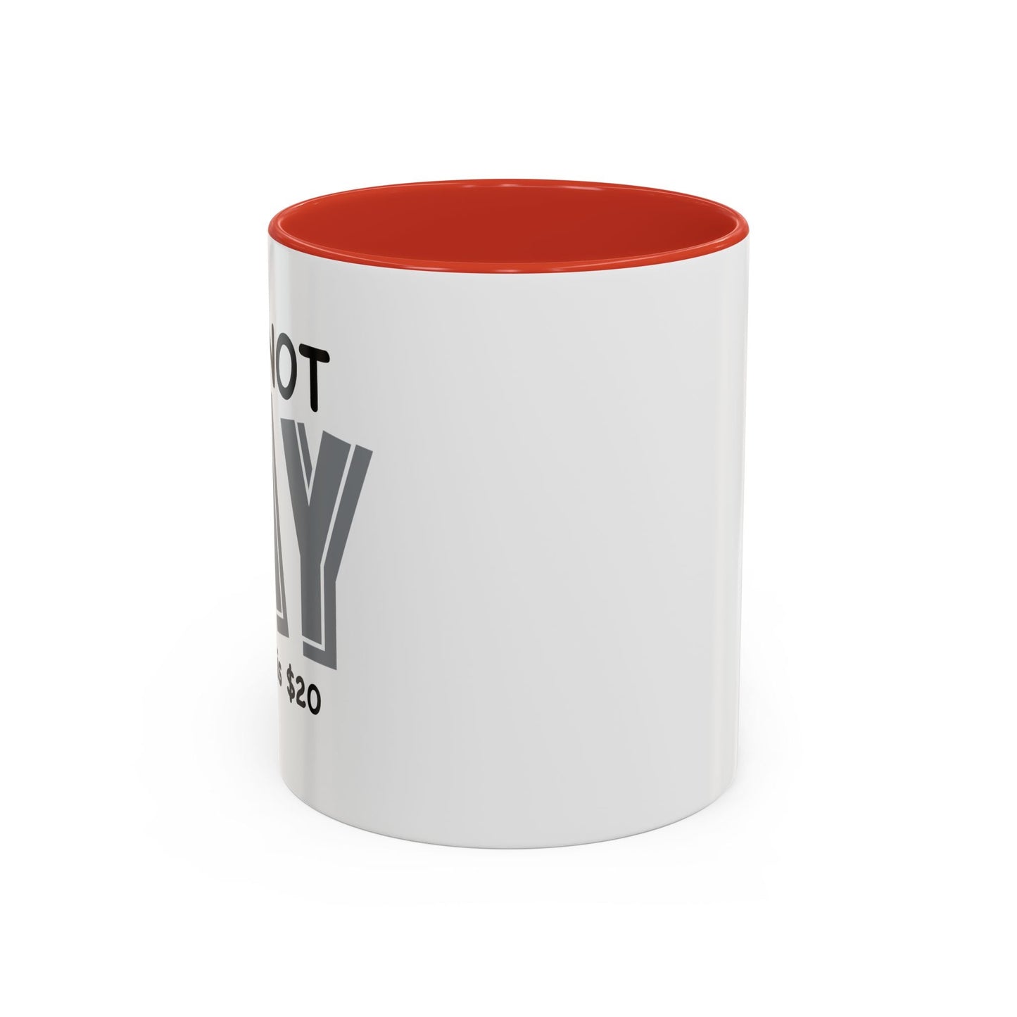 I'M NOT GAY Accent BiColor Funny Sarcastic Mug