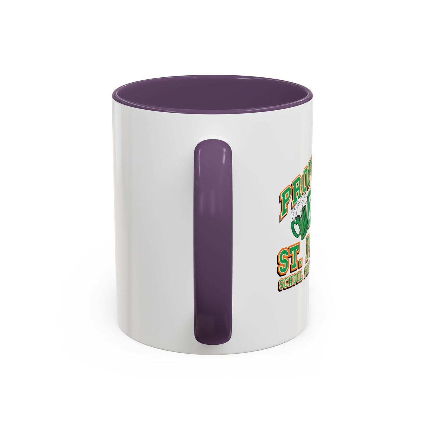 PROPERTY OF ST. PATRICKS Accent BiColor Funny Sarcastic Mug