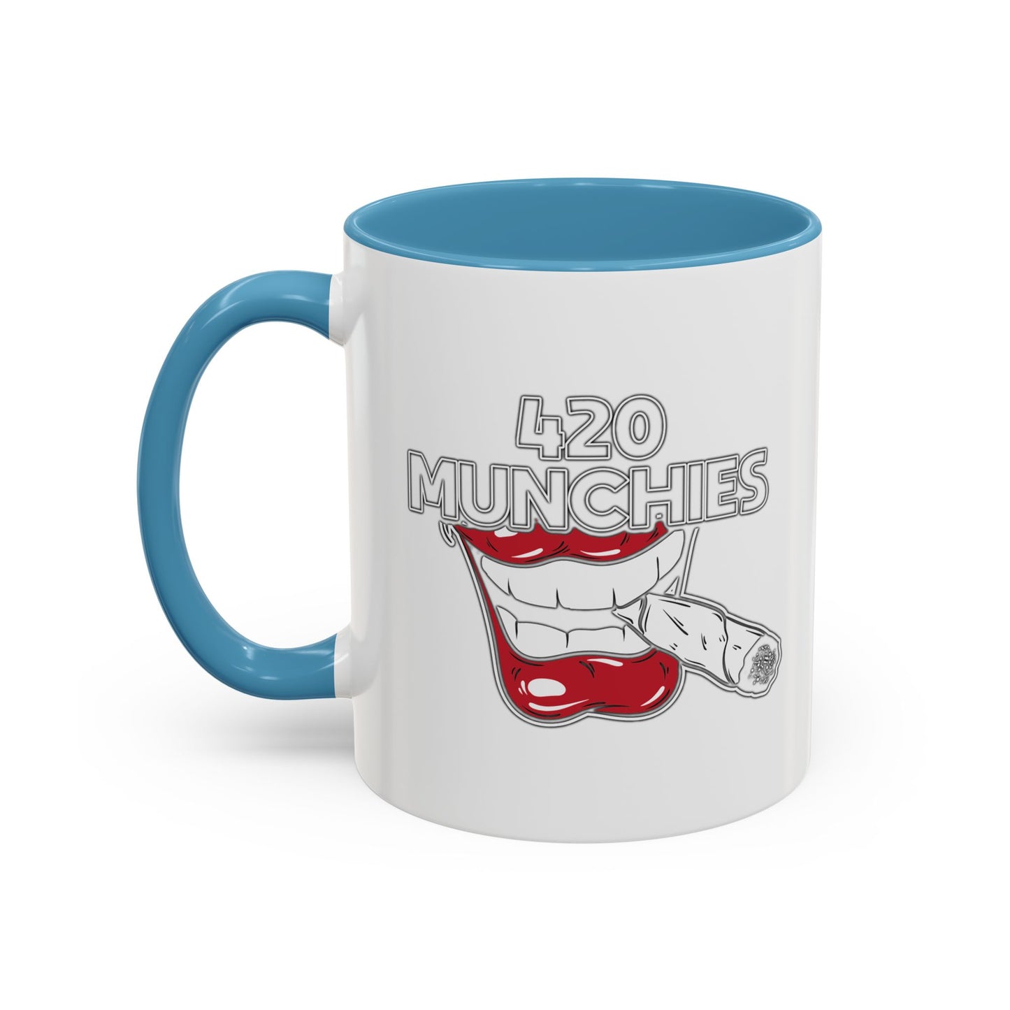 420 MUNCHIES Accent BiColor Funny Sarcastic Mug