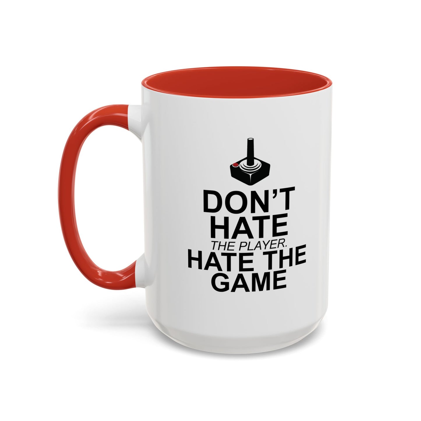 HATE THE GAME Accent BiColor Funny Sarcastic Mug