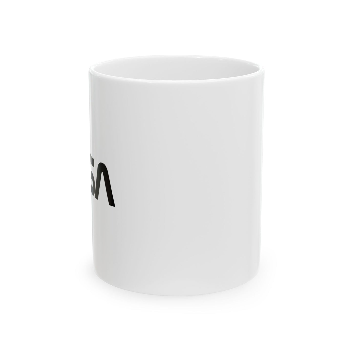 NASA LOGO WHITE MUG