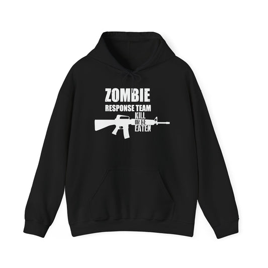 ZOMBIE RESPONSE TEAM - Premium Unisex Heavy Blend Funny Sarcastic Colored Hoodie Sweatshirt